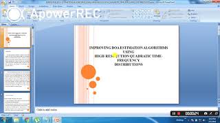 IEEE 2017-2018 SIGNAL PROCESSING IMPROVING DOA ESTIMATION ALGORITHMS USING HIGH RESOLUTION QUADRATIC