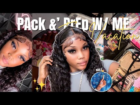Pack &’ Prep With Me For Vacation ✈️🌸 | Packing, Hair, Nails, Lashes, Shopping Etc. Eps 1