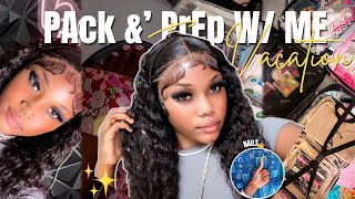 Pack &’ Prep With Me For Vacation ✈️🌸 | Packing, Hair, Nails, Lashes, Shopping Etc. Eps 1