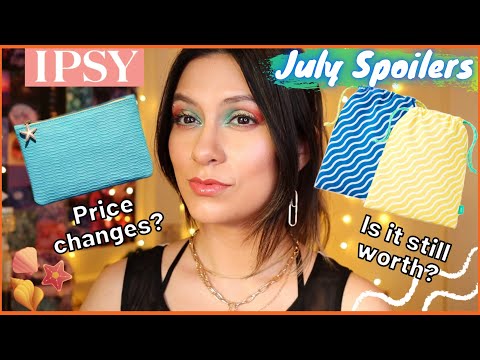 IPSY JULY 2022 GLAM BAG & GLAM BAG PLUS SPOILERS + BAG DESIGNS | IS IT STILL GOING TO BE WORTH  IT?