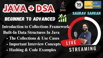 DSA In Java || 🎯 Collections Framework  - Important Questions | LiveSession || Coders Arcade