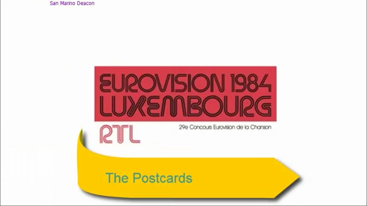 Eurovision 1984 : The Postcards