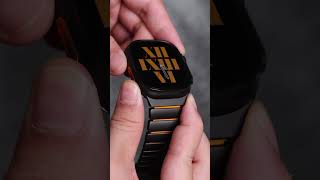 Bracelet en caoutchouc fluoroélastomère titane pour Apple Watch Ultra 3