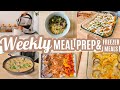 Easy budget friendly weekly meal prep recipes weekly meal plan whats for dinner freezer meals