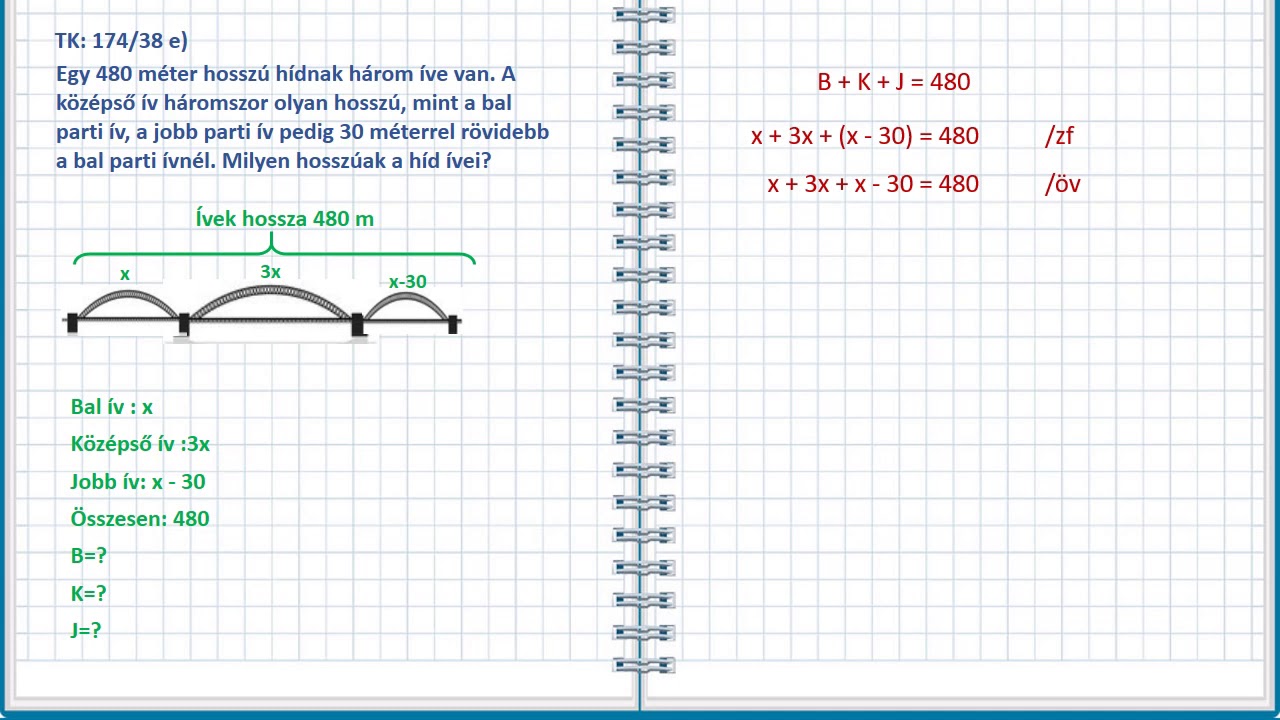 mondatelemzés feladatok 7 osztály matematika