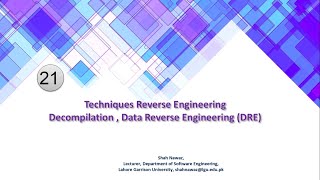 21-Decompilation - Data Reverse Engineering