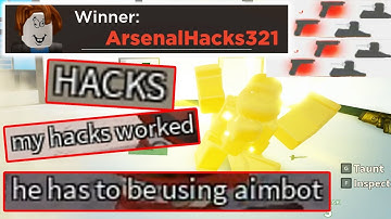 PRETENDING TO BE A HACKER | ROBLOX Arsenal