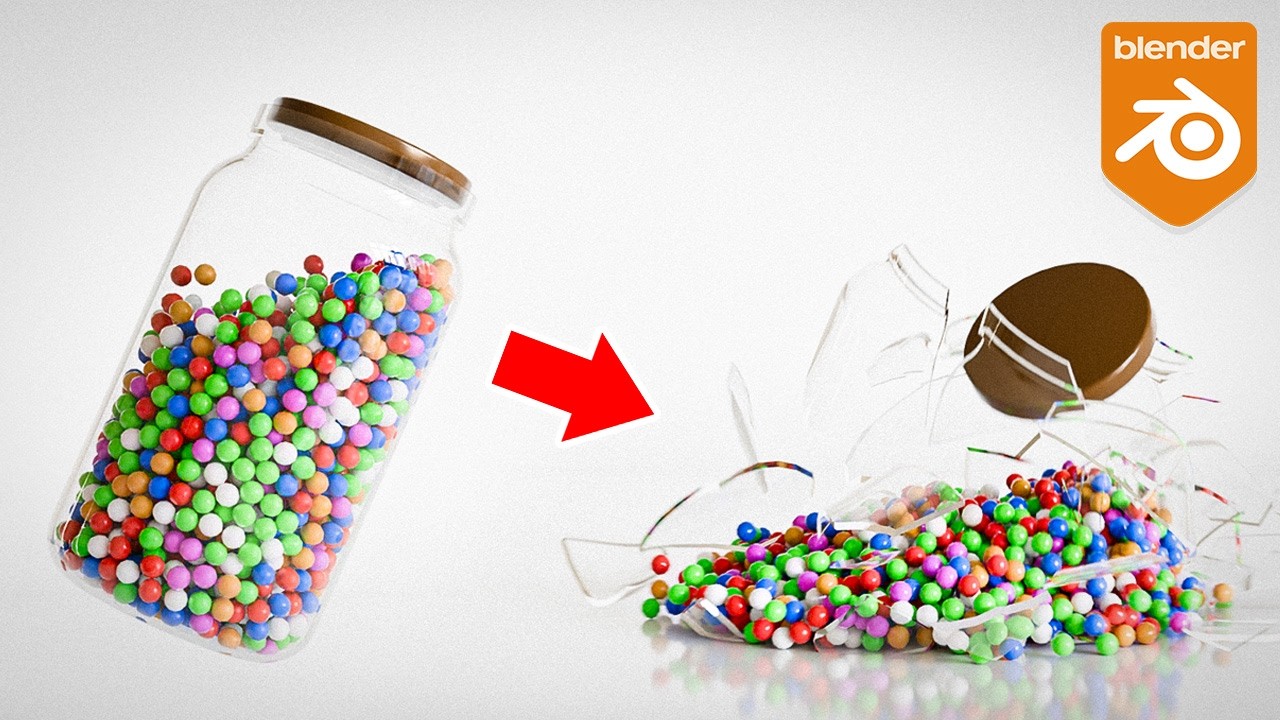 How to Destroy a Glass Jar in Blender