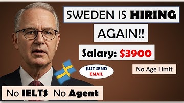 No IELTS | No Agent | Earn $3,900/Month in Sweden | Sweden Work Visa 2025 | Owafk Africa