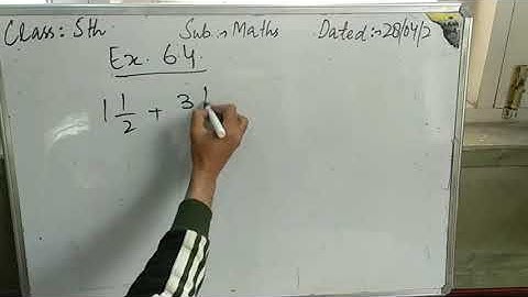 Class:5th(Mathematics) Lec.16. (Tr. Arshid Hussain)