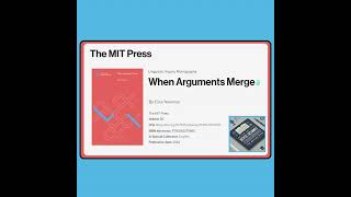 When Arguments Merge (Newman, 2024) - Weekend Book Review