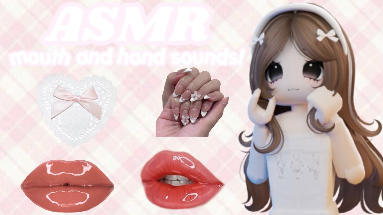 ♡ Roblox ASMR 🎀 giving YOU tingles with mouth and hand sounds?! 💗