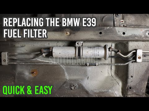 How to replace the BMW E39 fuel filter in 5 minutes | Quick & Easy