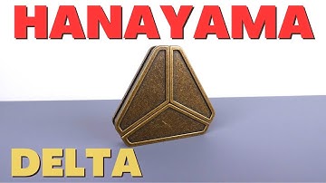 Hanayama Delta Puzzle - Easy Solution Tutorial
