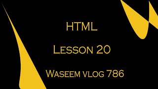 HTML Course For Beginners | Lecture 20 | Create Contact Form
