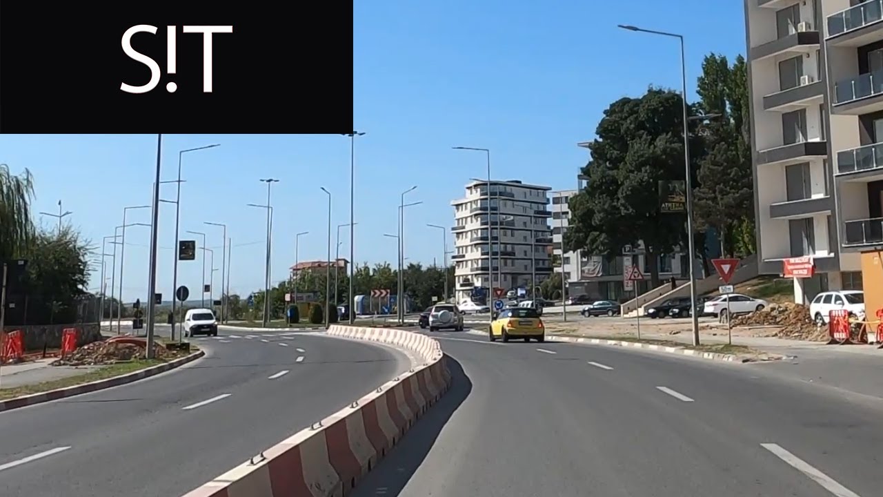 Bulevardul Mamaia Nord In Trafic Mamaia Sat