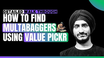 How to Find Multibaggers using ValuePickr? A Hidden Tool 🔎