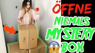 ACHTUNG öffne NIEMALS die MYSTERY BOX vor DEINER TÜR...