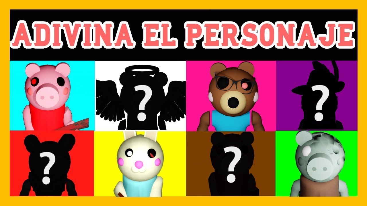 Adivina El Personaje De Piggy Roblox Youtube - nuevo reto adivina el personaje roblox