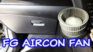 FG Falcon Air Conditioner Blower Motor and Glove Box