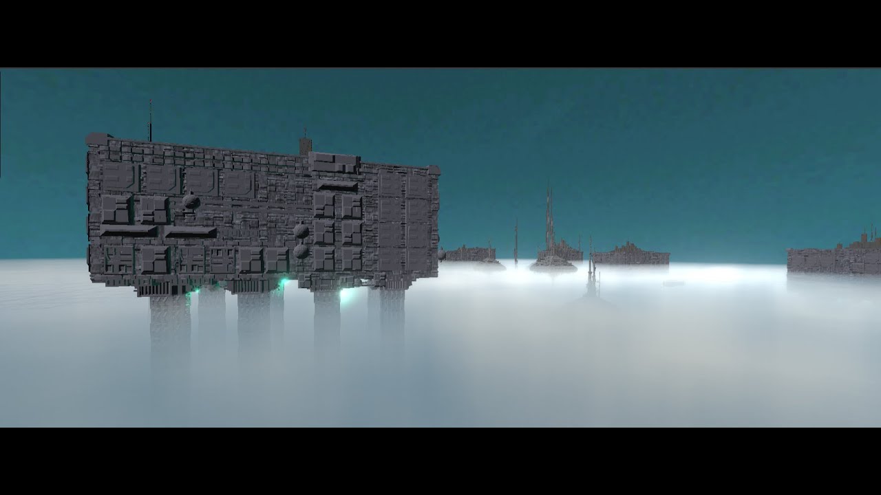 тест блоков и времени суток + музыка + RainWorld Iterator 3D model ...