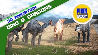 Dinosaurs, Monsters and Dragons 3D Animation - PixelBoom