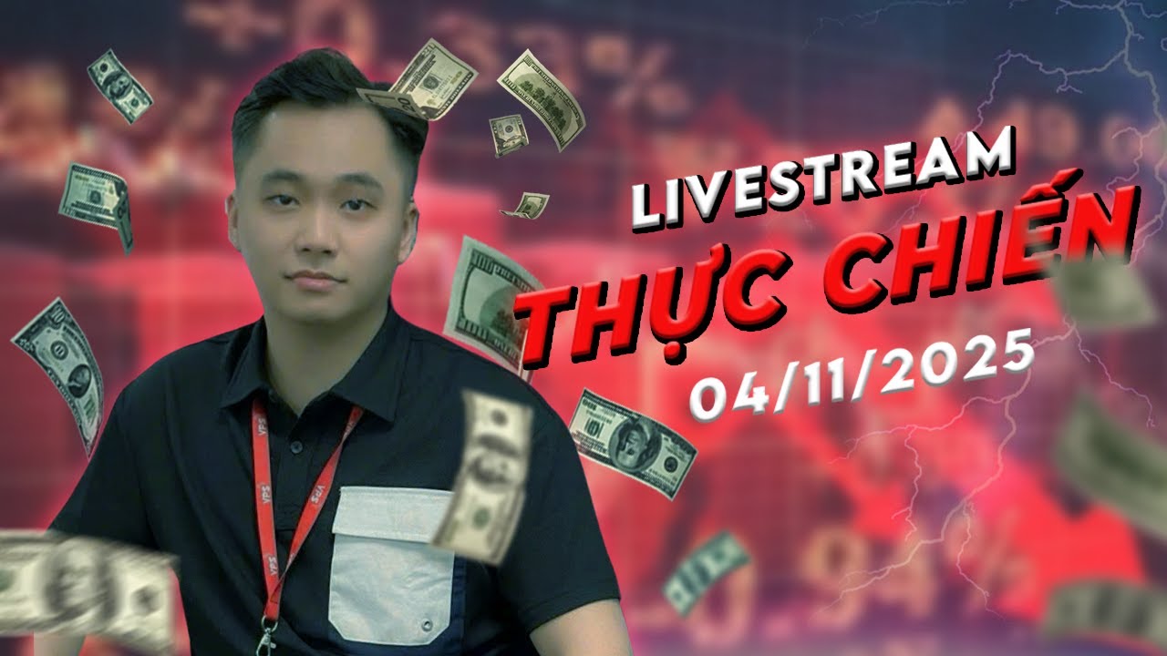 [🔴LIVE ] Thực chiến phái sinh + cơ sở phiên SÁNG 04/11/2025: ĐÁY CHƯA?