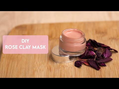 Homemade Rose Clay Face Mask for Skin Whitening | How to Make Easy Hydrating Rose Face Pack VedaOils