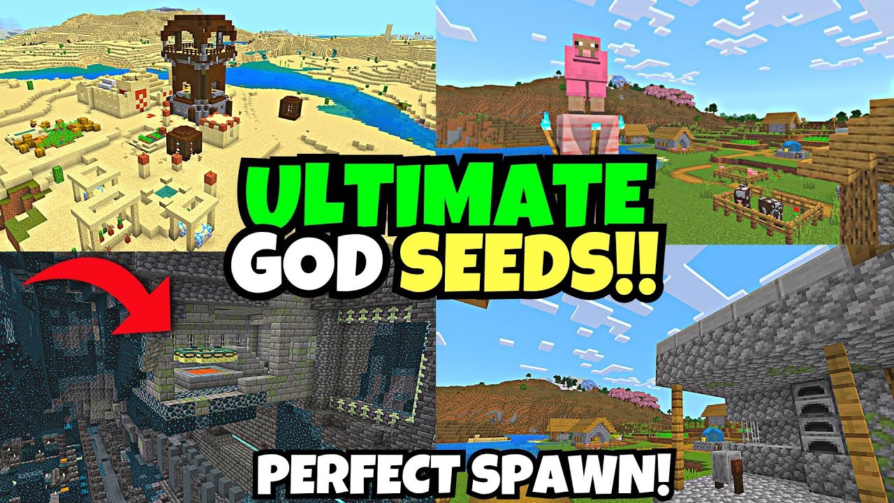 🔥[top 3 God Seeds] Best Seeds for Minecraft 1.21 Bedrock (best seeds 1. ...