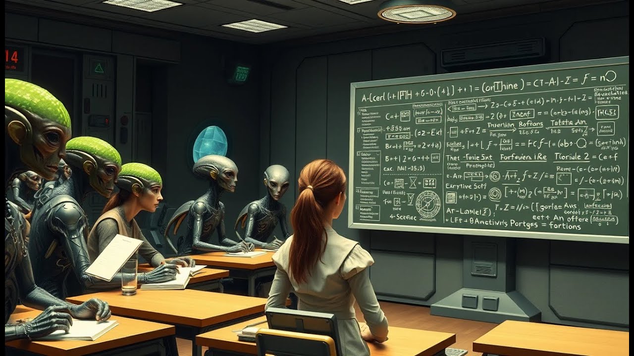 Alien Professor Asked Why She Had No Notes—Her Reply Left the Class Silent | A Short Sci-fi Story