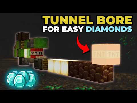 Easy TNT TUNNEL BORE - Mine DIAMONDS the FUN Way! | Minecraft Java 26.2+