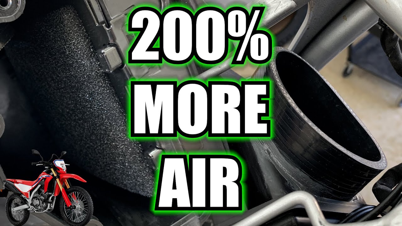CRF300L Air Box Mod & Filter