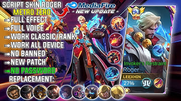 NEW Script Skin Roger Metro Zero Invoker