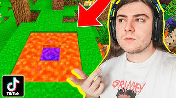 PROBAMOS Los TIKTOK Más VIRALES DE MINECRAFT FUNCIONAN MINECRAFT TIK TOK 42 PROBAMOS Los TIKTOK Más VIRALES DE MINECRAFT FUNCIONAN MINECRAFT TIK TOK 42