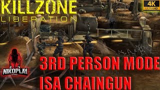 3rd Person Mode | ISA Chaingun in Killzone: Liberation - FULL GAME 5 chapters - 4K - No Commentary 📼