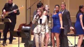 IU Vocal Jazz Ensembles ft. Janis Siegel - The Boy from New York City