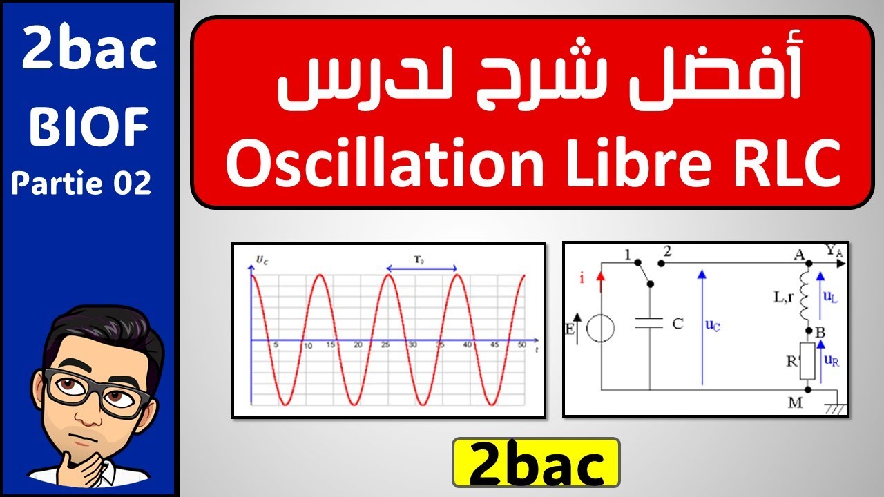 افضل شرح لدرس Oscillation libre RLC partie 02 2BAC