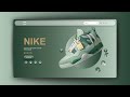 Create a Stunning Shoe Website UI Design | HTML, CSS & JavaScript Tutorial