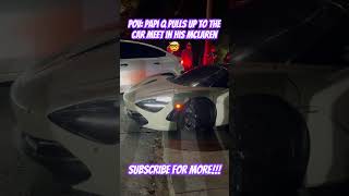 BMW X6M AND MCLAREN NASTY DUO😎🔥 #viralvideo #papiq #mclaren #sliding #carmeet #hellcats #legalpit