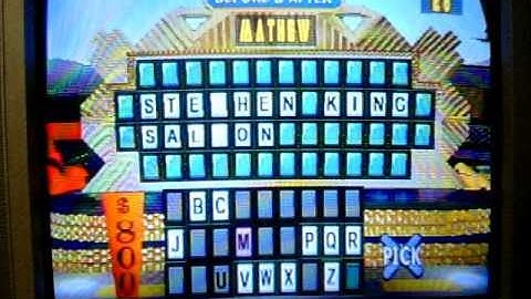 Wheel of Fortune 2nd Edition Playstation Run Game 36 Part 1