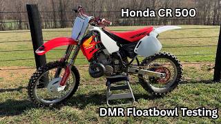 Honda CR 500 Ride (DMR Floatbowl Testing)