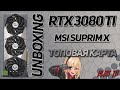 MSI GeForce RTX 3080 Ti Suprim X (распаковка)