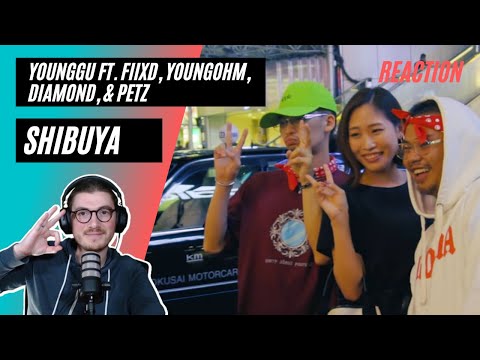Farang (German) react to YOUNGGU - SHIBUYA FT. FIIXD, YOUNGOHM, DIAMOND, & PETZ 🇹🇭🇯🇵 in English