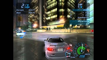 NFSU - gameplay - part 67 - RACE 60 - hard difficulty