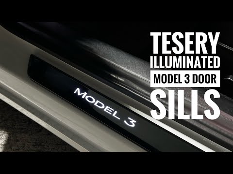 Installing Illuminated Door Sills on Tesla Model 3