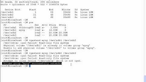 SADS: Resize VG (Volume Group)