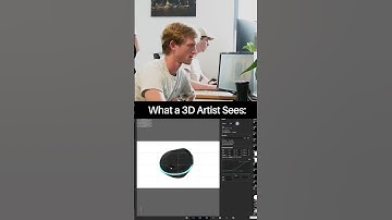 What a 3D artist sees vs. what people see 😎
