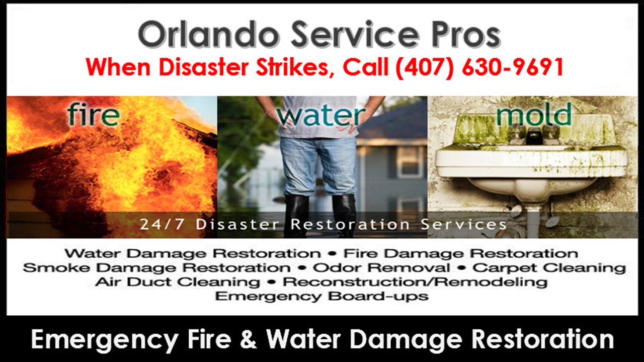 Fire and Water Damage Restoration Wedgefield FL (407) 630-9691 Smoke Fire Damage Repair