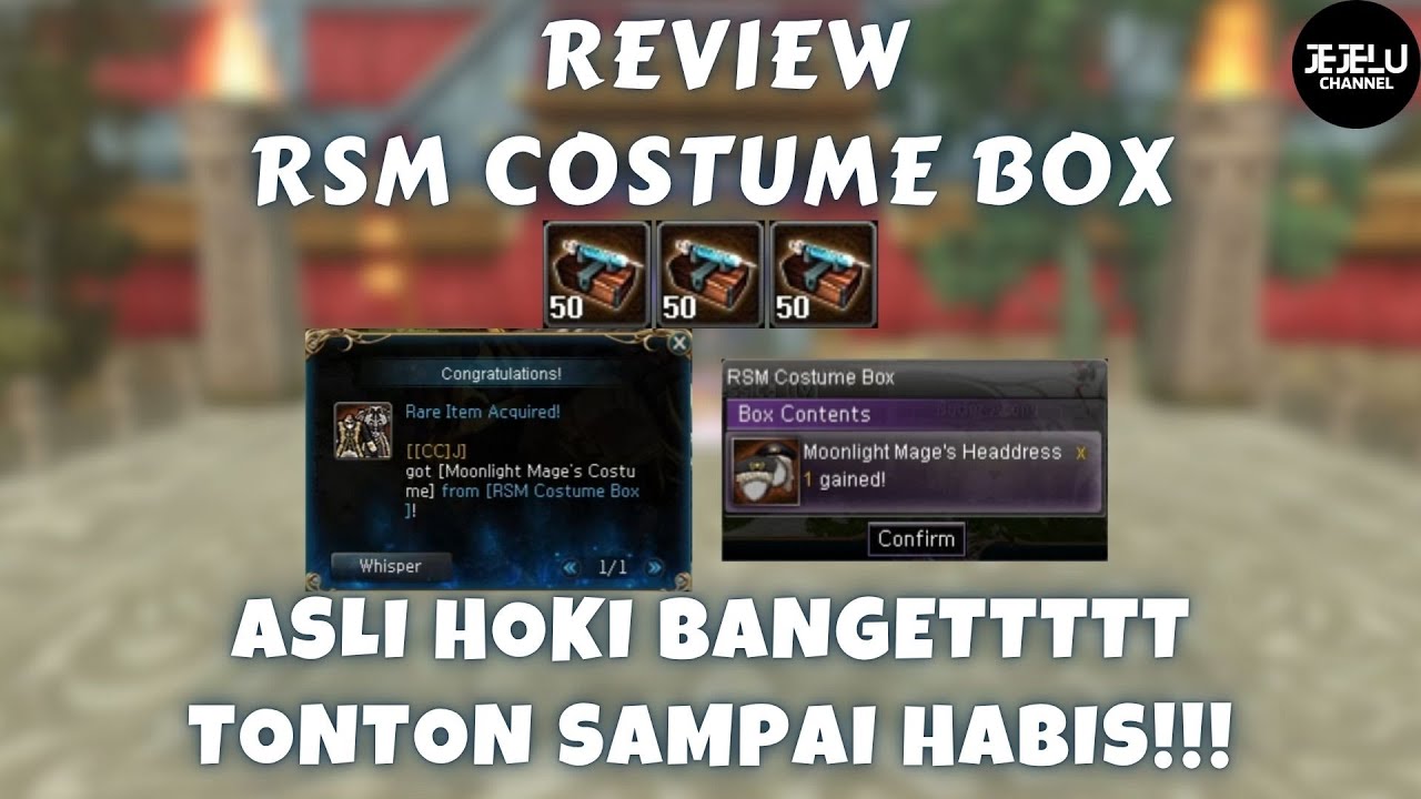 Review RSM Costume Box - Atlantica Online