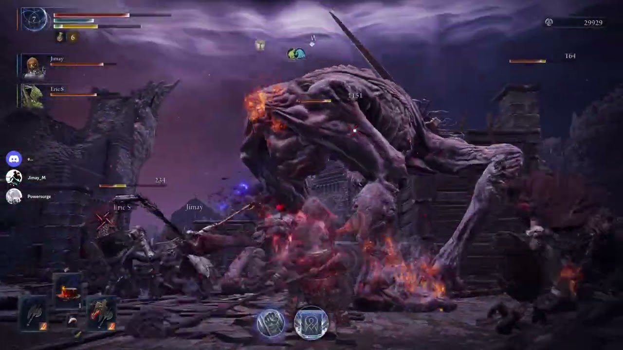 Fighting the Everdark Gaping Jaw!